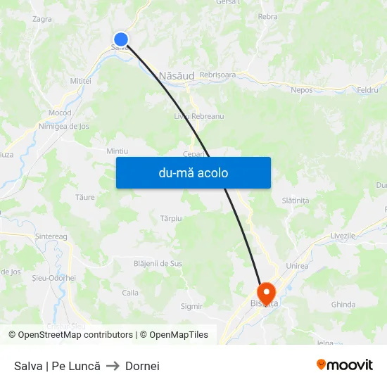 Harta de Salva | Pe Luncă către Dornei