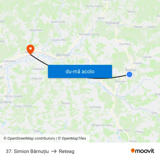 Harta de 37. Simion Bărnuțiu către Reteag