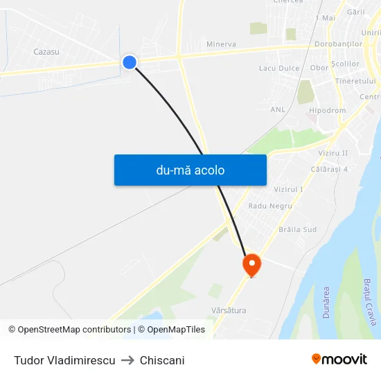 Harta de Tudor Vladimirescu către Chiscani
