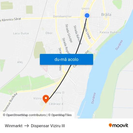 Harta de Winmarkt către Dispensar Viziru III