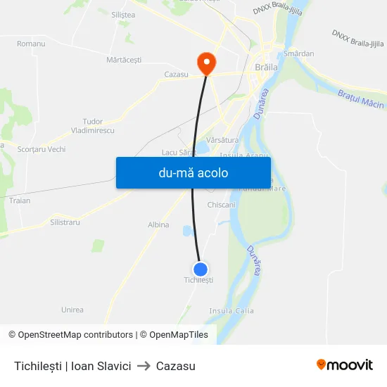 Harta de Tichilești | Ioan Slavici către Cazasu