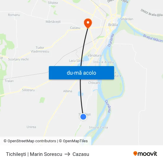 Harta de Tichilești | Marin Sorescu către Cazasu