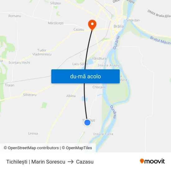 Harta de Tichilești | Marin Sorescu către Cazasu