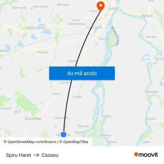 Harta de Spiru Haret către Cazasu