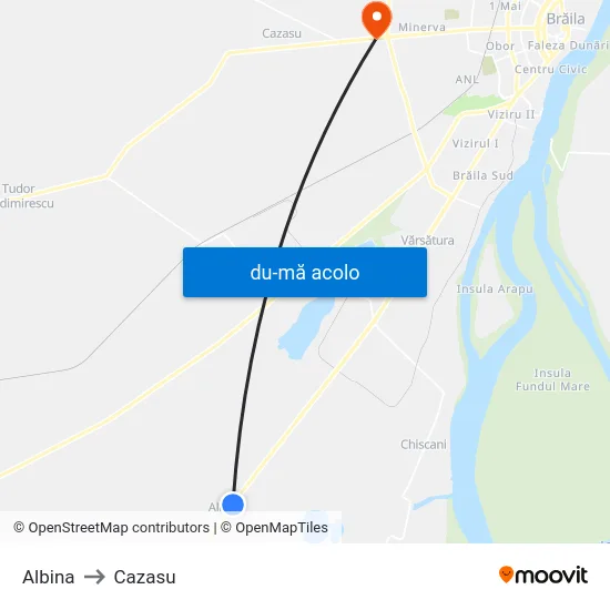 Harta de Albina către Cazasu