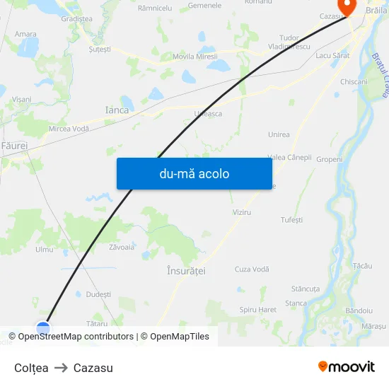 Harta de Colțea către Cazasu