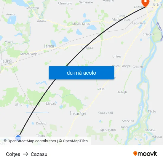 Harta de Colțea către Cazasu