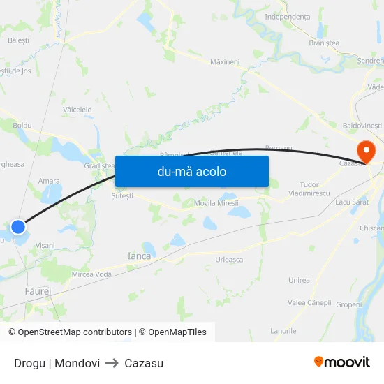 Harta de Drogu | Mondovi către Cazasu