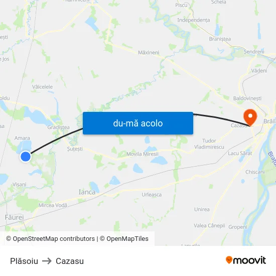 Harta de Plăsoiu către Cazasu