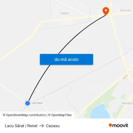 Harta de Lacu Sărat | Renel către Cazasu