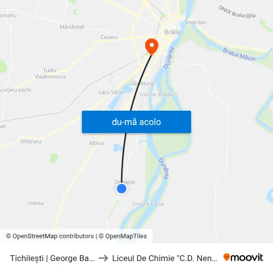 Harta de Tichilești | George Bacovia către Liceul De Chimie "C.D. Nenitescu"