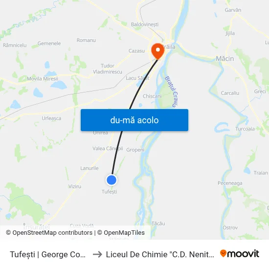 Harta de Tufești | George Coșbuc către Liceul De Chimie "C.D. Nenitescu"