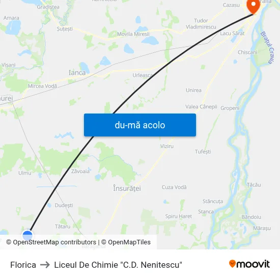 Harta de Florica către Liceul De Chimie "C.D. Nenitescu"