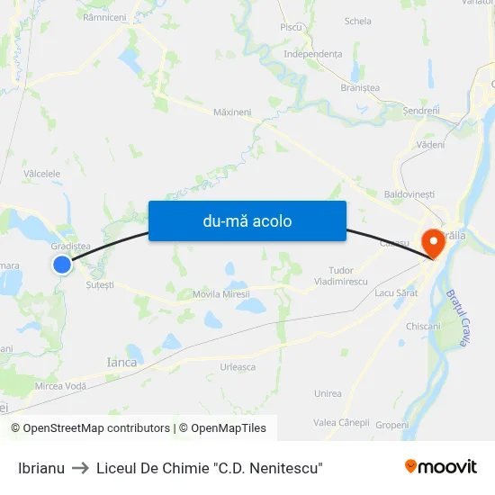 Harta de Ibrianu către Liceul De Chimie "C.D. Nenitescu"