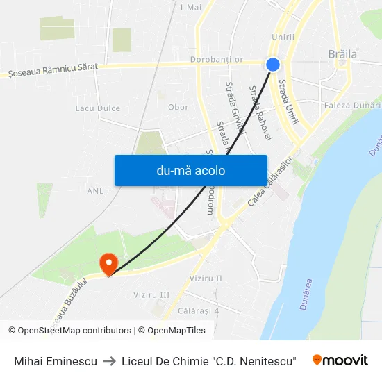 Harta de Mihai Eminescu către Liceul De Chimie "C.D. Nenitescu"