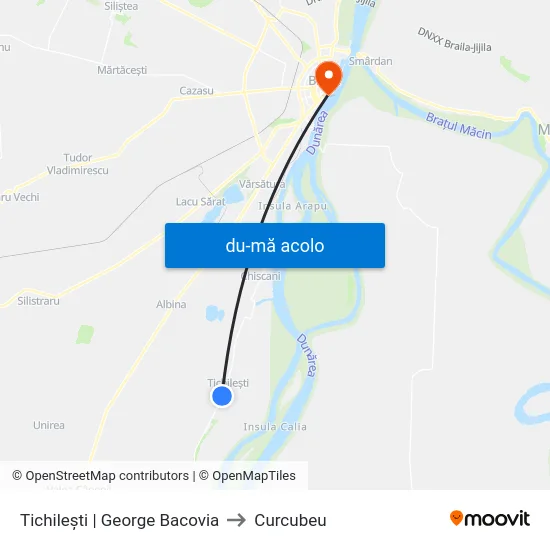 Harta de Tichilești | George Bacovia către Curcubeu