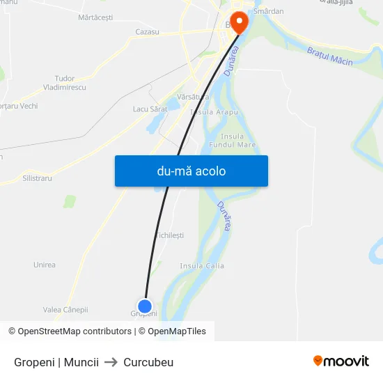 Harta de Gropeni | Muncii către Curcubeu