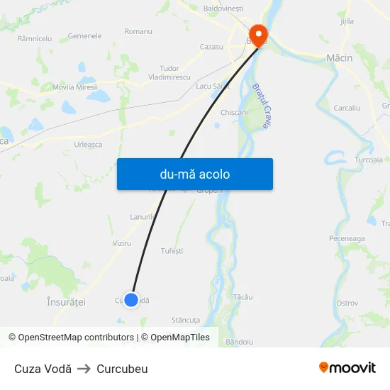Harta de Cuza Vodă către Curcubeu