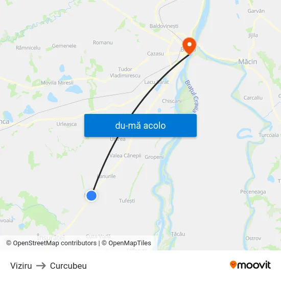 Harta de Viziru către Curcubeu