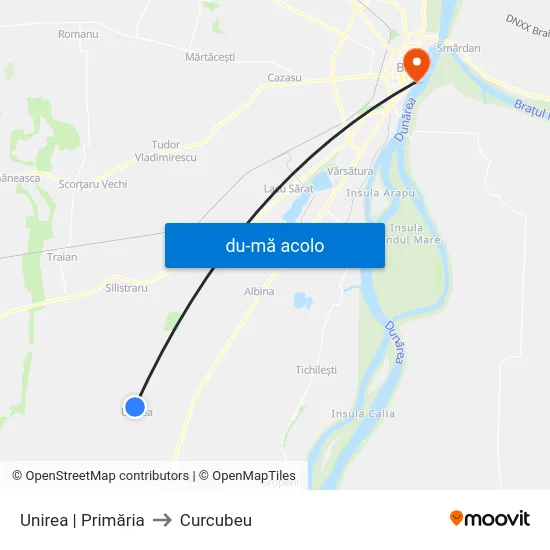 Harta de Unirea | Primăria către Curcubeu