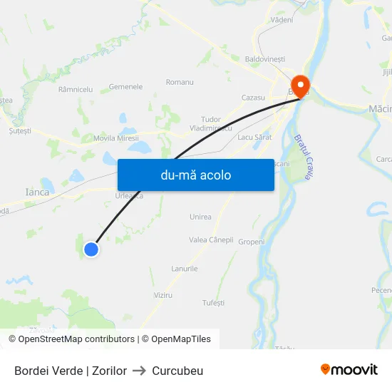 Harta de Bordei Verde | Zorilor către Curcubeu