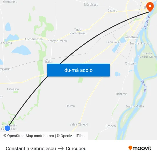 Harta de Constantin Gabrielescu către Curcubeu