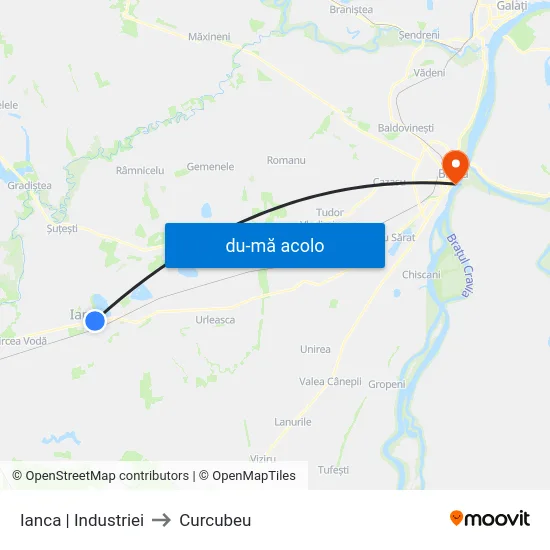 Harta de Ianca | Industriei către Curcubeu