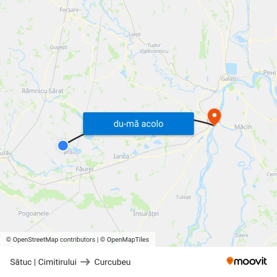 Harta de Sătuc | Cimitirului către Curcubeu