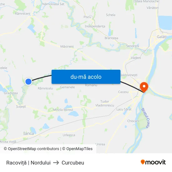 Harta de Racoviță | Nordului către Curcubeu