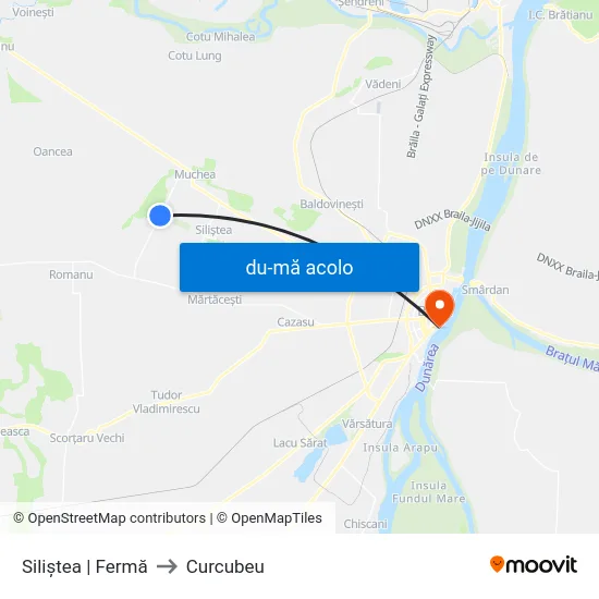 Harta de Siliștea | Fermă către Curcubeu