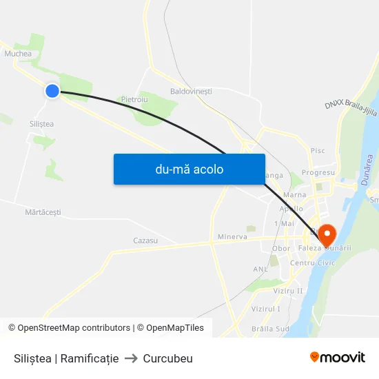 Harta de Siliștea | Ramificație către Curcubeu