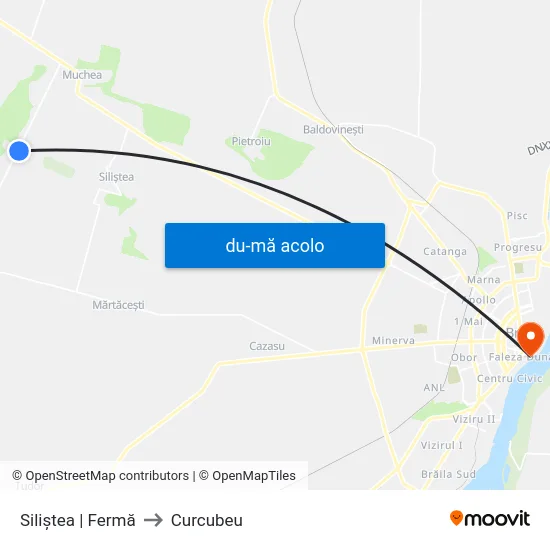 Harta de Siliștea | Fermă către Curcubeu
