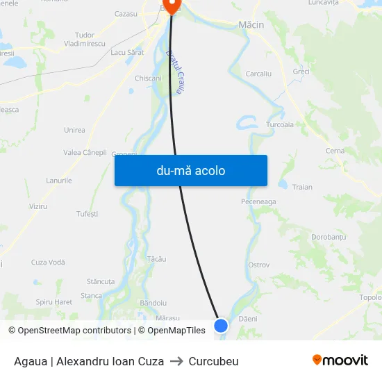 Harta de Agaua | Alexandru Ioan Cuza către Curcubeu