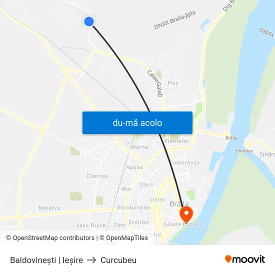 Harta de Baldovinești | Ieșire către Curcubeu