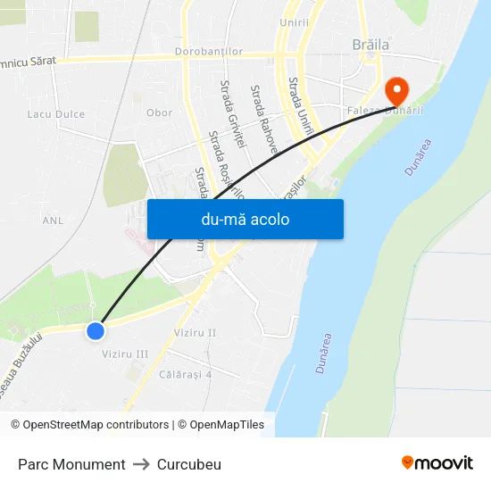 Harta de Parc Monument către Curcubeu