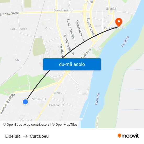 Harta de Libelula către Curcubeu