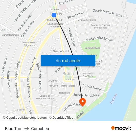 Harta de Bloc Turn către Curcubeu