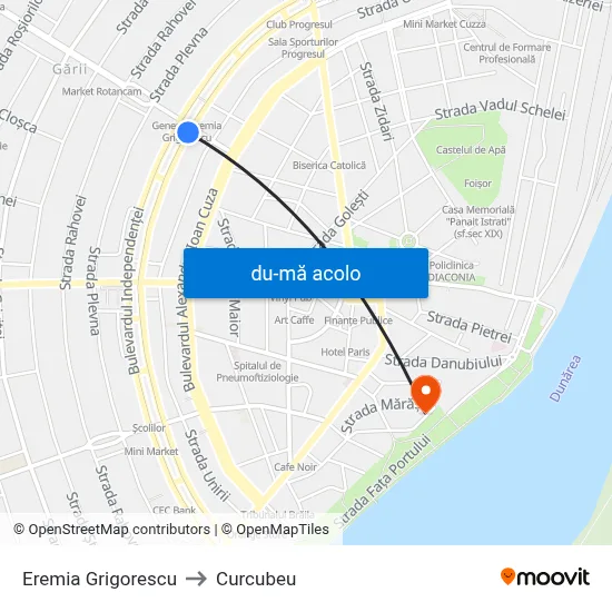 Harta de Eremia Grigorescu către Curcubeu