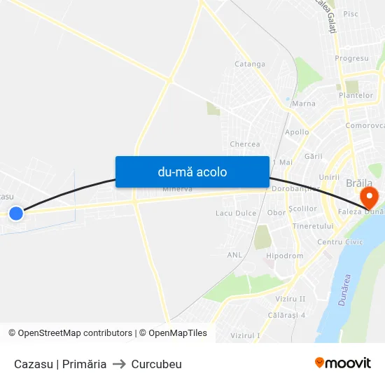 Harta de Cazasu | Primăria către Curcubeu