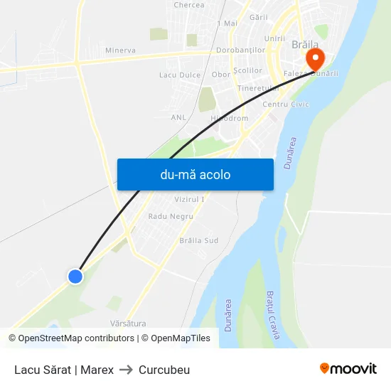 Harta de Lacu Sărat | Marex către Curcubeu