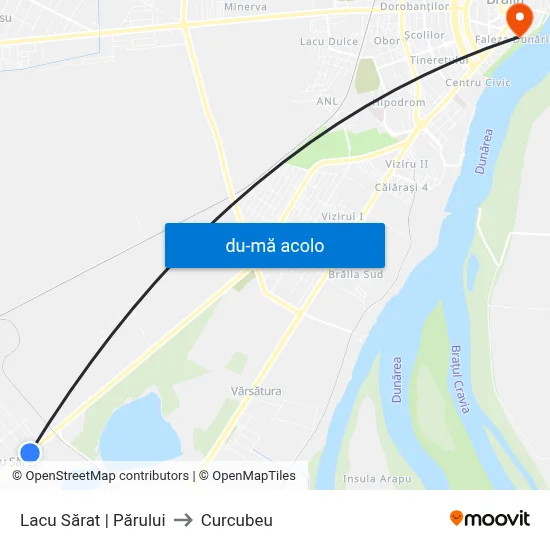 Harta de Lacu Sărat | Părului către Curcubeu