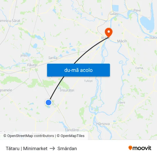 Harta de Tătaru | Minimarket către Smârdan