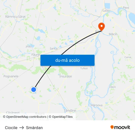 Harta de Ciocile către Smârdan