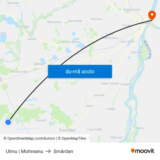 Harta de Ulmu | Mohreanu către Smârdan