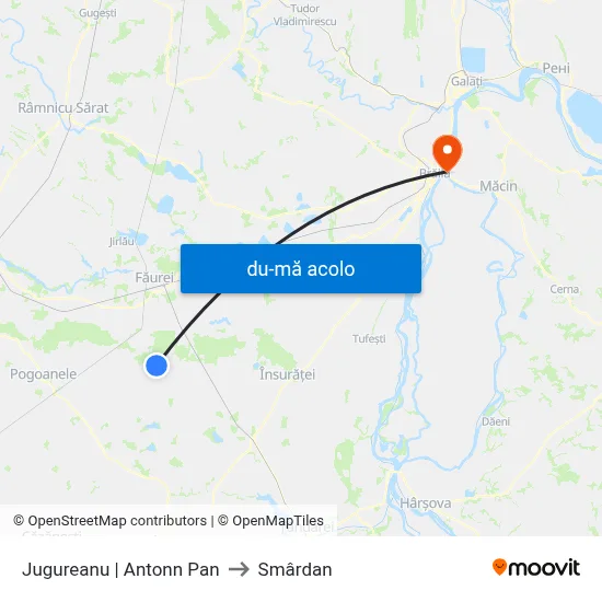 Harta de Jugureanu | Antonn Pan către Smârdan