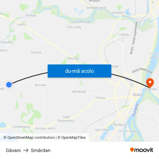Harta de Găvani către Smârdan
