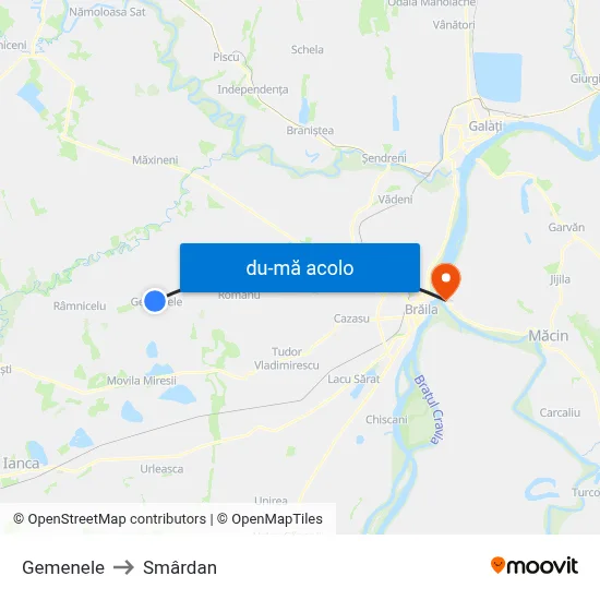 Harta de Gemenele către Smârdan