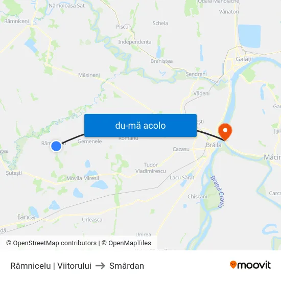 Harta de Râmnicelu | Viitorului către Smârdan