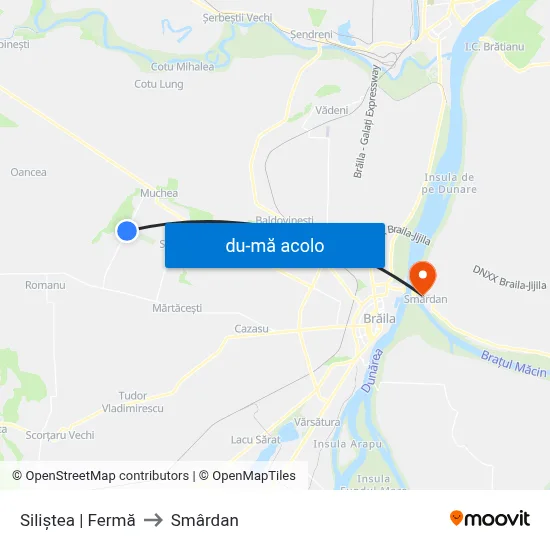 Harta de Siliștea | Fermă către Smârdan