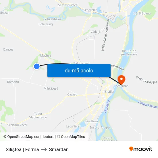 Harta de Siliștea | Fermă către Smârdan